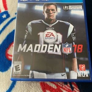 Madden NFL 18 for PlayStation 4 - Blue Case